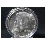 1964 Uncirculated Silver Kennedy Half Dollar