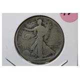 1917-D Walking Liberty Silver Half Dollar