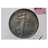 1942-S Walking Liberty Silver Half Dollar