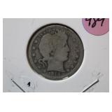 1914 Barber Silver Quarter