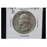 1964-D Washington Silver Quarter