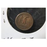 1863 Civil War Grocery Token