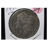 1890-CC Morgan Silver Dollar