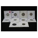 Lot of 10 Mixed Date Silver Dimes