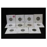 Lot of 11 Mixed Date Silver Dimes