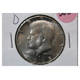 1968-D Uncirculated Kennedy Silver Half Dollar