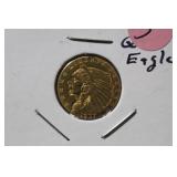 1927 $2.5 Pre-33 Gold Indian Head Coin