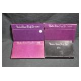 Lot of 4 U.S. Mint Proof Sets
