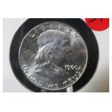 1960-D Franklin Silver Half Dollar