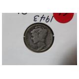 1943 Mercury Silver Dime