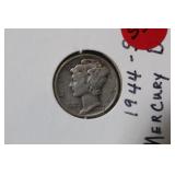 1944-S Mercury Silver Dime