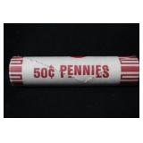 Roll of 50 Steel Wheat Cents