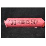 Roll of 50 Wheat Cents