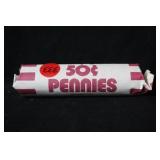 Roll of 50 Wheat Cents