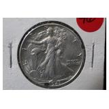 1941-D Walking Liberty Silver Half Dollar