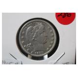 1915-D Barber Silver Quarter