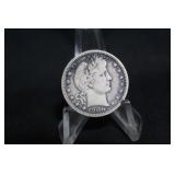1906 Barber Silver Quarter