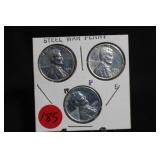 Steel Wheat Cent Set P, D, S