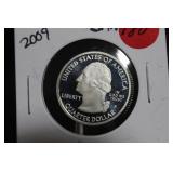 2009-S Proof Silver Washington Quarter