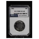 1964 Certified Proof Kennedy Silver Half Dollar