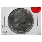 1960 Franklin Silver Half Dollar