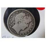 1915-S Barber Silver Half Dollar