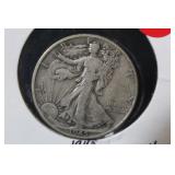 1945 Walking Liberty Silver Half Dollar