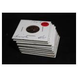 Lot of 10 BU and Proof Lincoln Cents Mixed Date