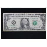 2013 $1 Federal Reserve Star Note