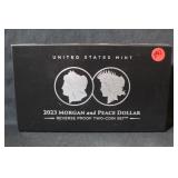 2023 Morgan and Peace Dollar Rev Proof 2 Coin Set