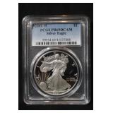2001-W West Point Certified 1oz .999 Silver Eagle
