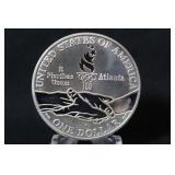 1995 Gymnastics Commemorative Silver Dollar
