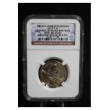 2012-P Certified Cleveland Presidential Dollar