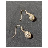 .925 Silver Drop Earrings   R