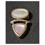 .925 Silver Mother of Pearl Pendant   E