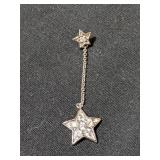 .925 Silver Dangling Star Pendant    H