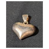 .925 Puff Heart Pendant - Italy   E