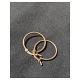 .925 Silver?GF Earrings    H