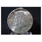1964 Uncirculated Silver Kennedy Half Dollar