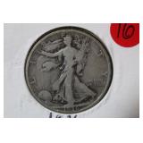 1936-S Walking Liberty Silver Half Dollar