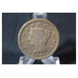 1847 Large Cent Coin
