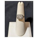 10-18K Gold Vintage Ring  11 Old European cut