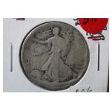 1916 Walking Liberty Silver Half Dollar