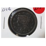 1848 Large Cent Coin