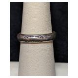 Unmarked Silver Ring  Sz 5.5  A