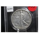 1937-S Walking Liberty Silver Half Dollar