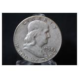 1958 Franklin Silver Half Dollar