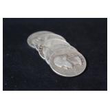 Lot of 5 Pre-64 Silver Quarters Mixed Dates