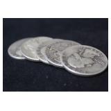 Lot of 5 Pre-64 Silver Quarters Mixed Dates