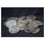 Lot of 20 Mixed Date Kennedy Clad Half Dollars